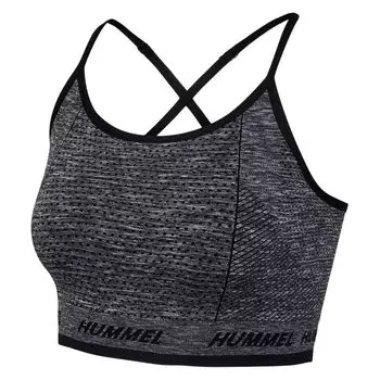 Бесшовный спортивный топ Hummel Cami, черный
