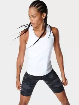 Бесшовный спортивный жилет Sweaty Betty Athlete, белый