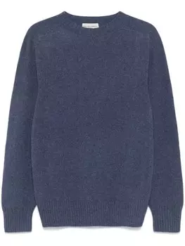 Бесшовный свитер Officine Generale, синий