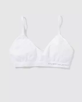 Бесшовный топ для девочки Cotton Juice, белый