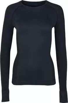 Бесшовный топ для тренировок с длинными рукавами Athlete — женский Sweaty Betty, черный