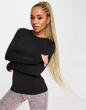 Бесшовный топ с длинными рукавами ASOS 4505