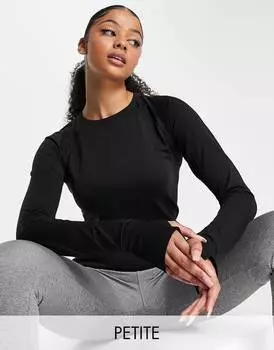 Бесшовный топ с длинными рукавами ASOS 4505 Tall
