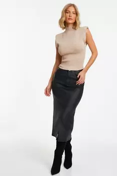 Бесшовный вязаный жилет Stone QUIZ Clothing