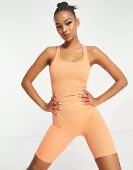 Бесшовный жилет в рубчик для йоги ASOS
