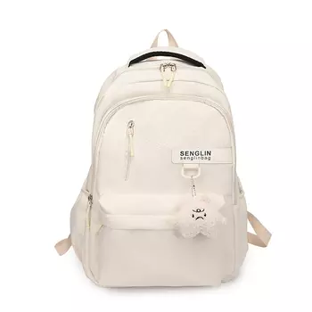 BESSIO Нейлоновый рюкзак, стандартный, женский, белый/черный/хаки/бордовый