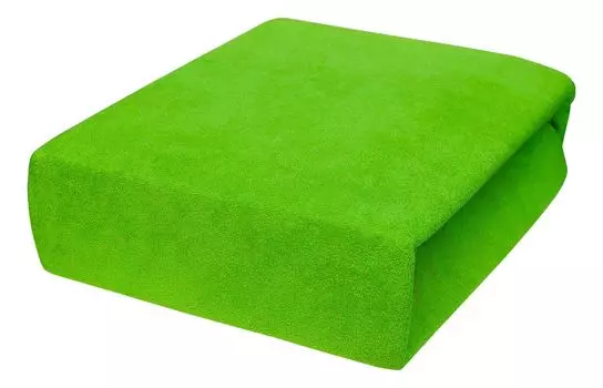 Best for You Простыня на резинке Green Apple Terry, разные размеры, 90x200 4myBaby GmbH