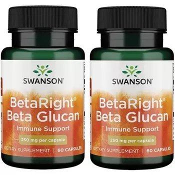 Betaright Бета-глюканы 250 мг 60 капсул Swanson