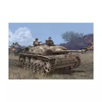Бетонный бронеавтомобиль StuG.III Ausf.G с циммеритом, Dragon Models - '39 to '45 Series - Germany (1:35)