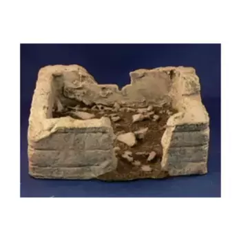 Бетонный бункер — разрушен, Terrain - Resin (28mm) (Company B)