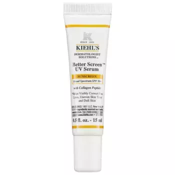 Better screen uv сыворотка spf 50+ солнцезащитный крем для лица с коллагеновым пептидом Kiehl'S Since 1851, 15 гр