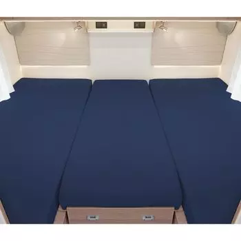 Bettwaren-Shop Автодом Караван Задняя кровать Комплект постельного белья из 3 предметов 2 продольные кровати + средняя секция Marine