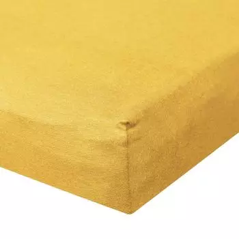 Bettwaren-Shop Простыня приталенная джерси ультрастрейч 140x200 - 160x220 см золотистая