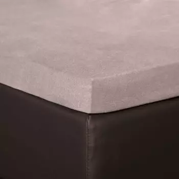 Bettwaren-Shop Топпер листовой дом марки 180х200 - 200х220 см базальт