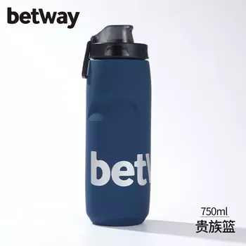 BETWAY Велосипед Бутылка для воды Шоссейный велосипед Горный велосипед Специальный Велоспорт Спорт На открытом воздухе Чашка для воды Велосипедное оборудование Выдавливание Бутылка для воды Noble Blue 750ML