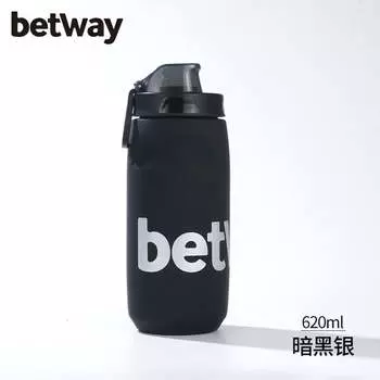 BETWAY Велосипед Бутылка для воды Шоссейный велосипед Горный велосипед Специальный велосипедный спорт Спорт на открытом воздухе Чашка для воды Велосипедное оборудование Выдавливание бутылки с водой Темно-серебристый 620 мл