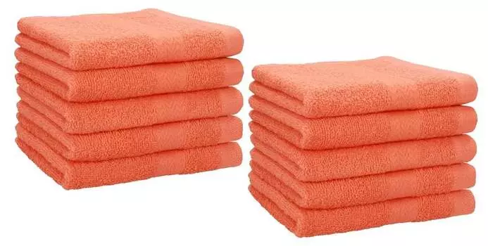 Betz 10 шт. гостевых полотенец 30х50 см ПРЕМИУМ набор полотенец для рук 100% хлопок цвет: малиновый Betzshop, оранжевый