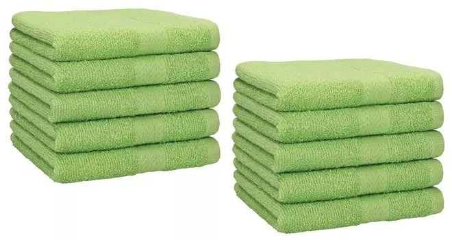 Betz 10 шт. гостевых полотенец 30х50 см ПРЕМИУМ набор полотенец для рук 100% хлопок цвет: зеленый авокадо Betzshop