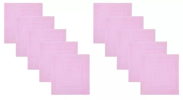 Betz 10 шт. коврик для ванной 60x60 см PALERMO коврик для ванной коврик для ванной коврик для душа 100% хлопок 680 г/м цвет: розовый Betzshop