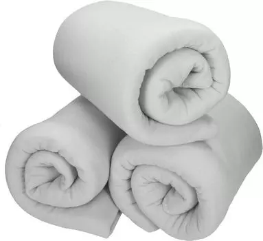 Betz 3 шт. роскошные флисовые одеяла 130х170 см, приятные пледы синего цвета Betzshop, серый