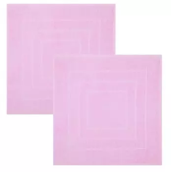 Betz Коврик для ванной 2 шт. 60х60 см PALERMO Коврик для ванной Коврик для ванной Коврик для душа 100% хлопок 680г/м цвет: розовый Betzshop