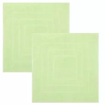 Betz Коврик для ванной 2 шт. 60x60 см PALERMO Коврик для ванной Коврик для ванной Коврик для душа 100% хлопок 680г/м цвет: зеленый Betzshop
