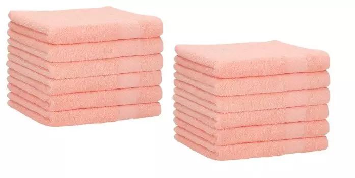 Betz Упаковка из 12 гостевых полотенец 30х50 см PALERMO 100% хлопок Цвет: антрацит Betzshop, оранжевый