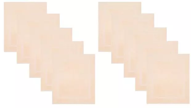 Betz В упаковке 10 ковриков для ванной 50 x 70 см ПРЕМИУМ Коврик для ванной Коврик для ванной Коврик для душа 100% хлопок 650 г/м цвет: бежевый Betzshop