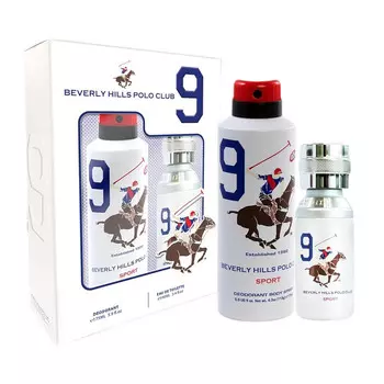 Beverly Hills Polo Club, Men Sport Nine, Косметический набор, 2 шт