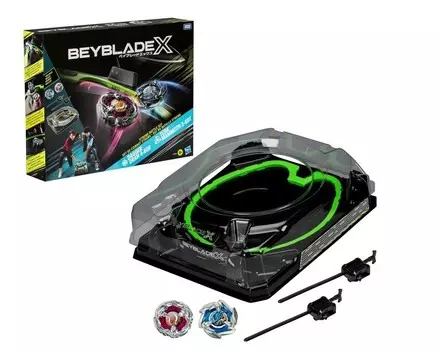 BeyBlade Arena X F9588 X-Celerator Rail 2 диска 2 пусковые установки