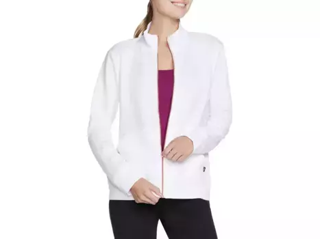 Без капюшона худи GO WALK Женская куртка Everywhere Skechers, White