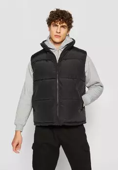 Без рукавов BLOCK PUFFER VEST Urban Classics, черный/черный