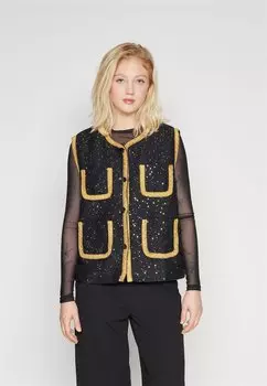 Без рукавов DISCO BOUCLE SLEEVELESS Sister Jane, черный