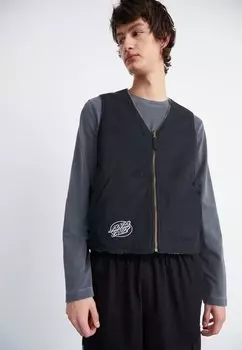 Без рукавов ДВЕРНОЙ ЖИЛЕТ УНИСЕКС Santa Cruz, черный/морская водоросль