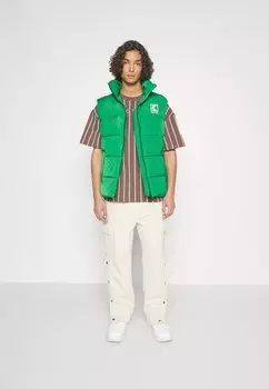 Без рукавов ЖИЛЕТ ПУФФЕР УНИСЕКС Karl Kani, зеленый