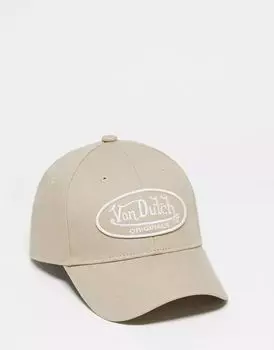 Бежевая бейсболка Von Dutch