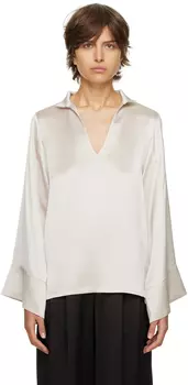 Бежевая блуза Lomaria by Malene Birger
