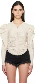 Бежевая блузка Benatea Isabel Marant Etoile