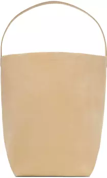 Бежевая большая сумка N/S Park Tote The Row, Croissant