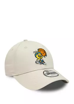 Бежевая детская шапка унисекс 9forty tweety New Era