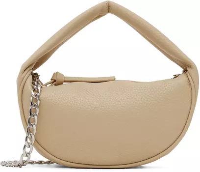 Бежевая детская сумка-кэш BY FAR