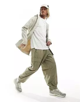 Бежевая длинная легкая парка Only & Sons