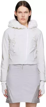 Бежевая дутая куртка Hyein Seo