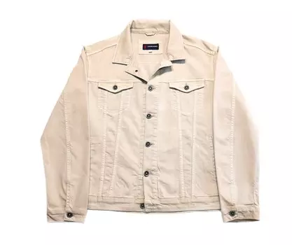 Бежевая джинсовая куртка Luchiano Visconti, бежевый