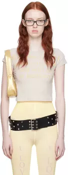 Бежевая футболка Heaven Praying