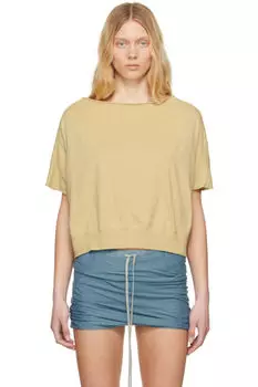 Бежевая футболка Hollywood Dagger Rick Owens DRKSHDW