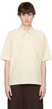 Бежевая футболка-поло Finx AURALEE