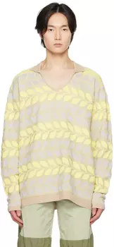 Бежевая футболка-поло Skjoni RANRA