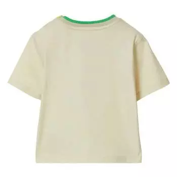 Бежевая футболка с логотипом Burberry