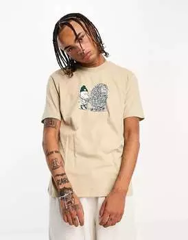 Бежевая футболка-шоппер Carhartt WIP